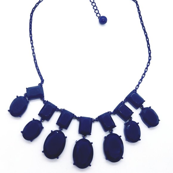 kate spade Jewelry - kate spade Blue On Blue Enamel Statement Necklace